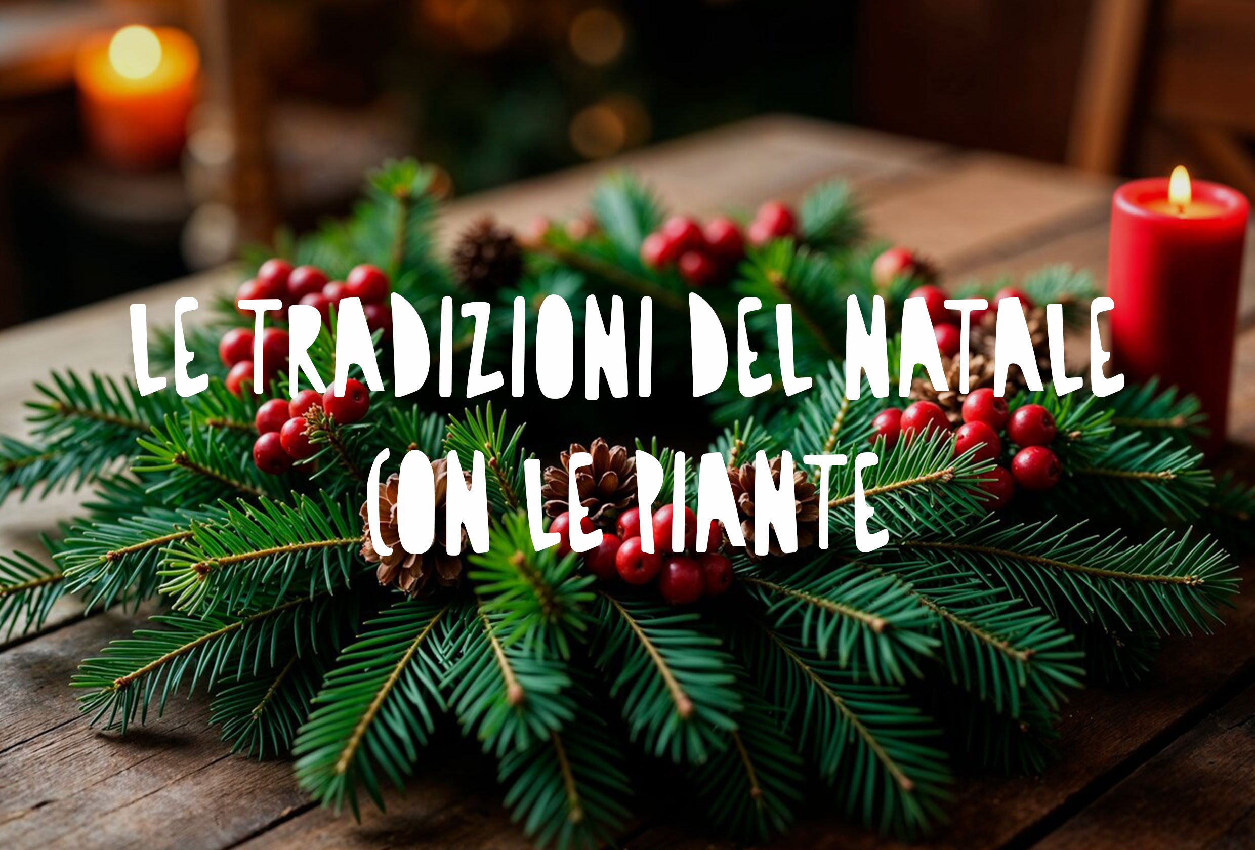 Decorazione ghirlanda natalizia